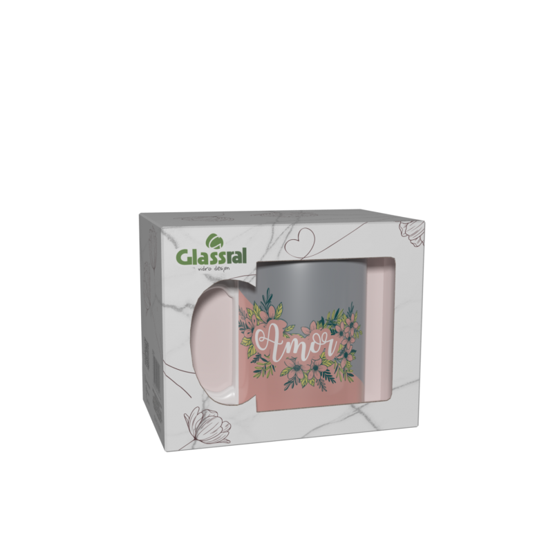 Embalagem Caneca Reta | Palavras