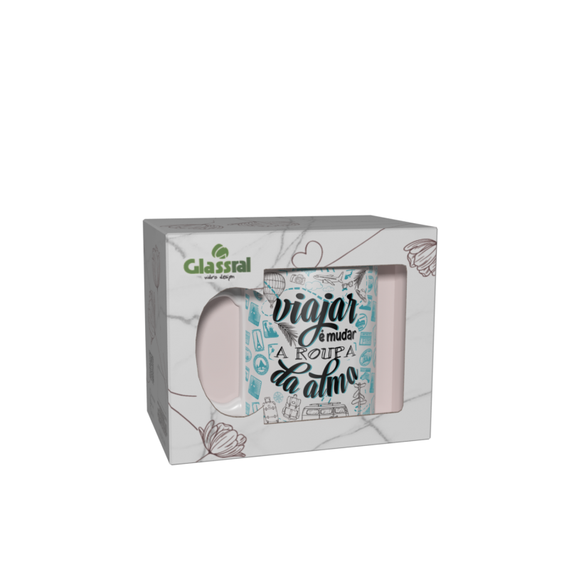 Embalagem Caneca Reta | Viagem